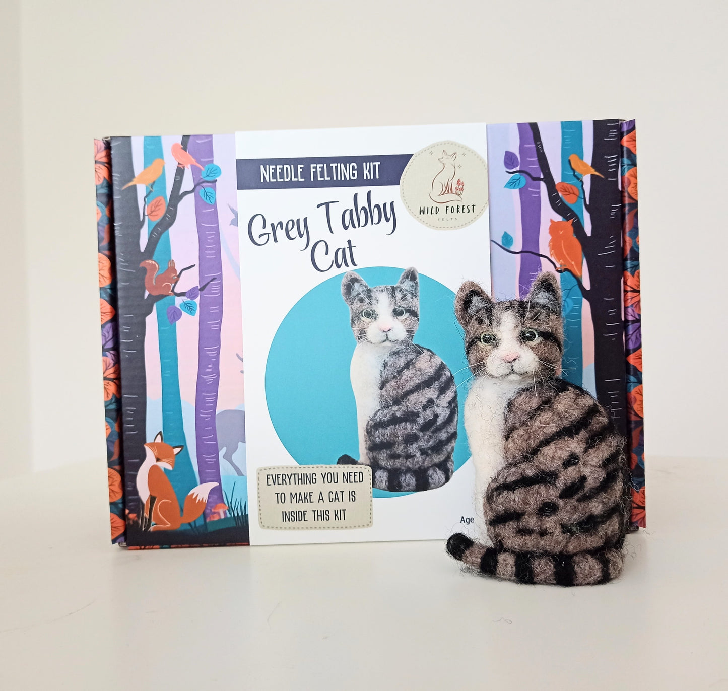 Tabby Cat Needle Felting Kit