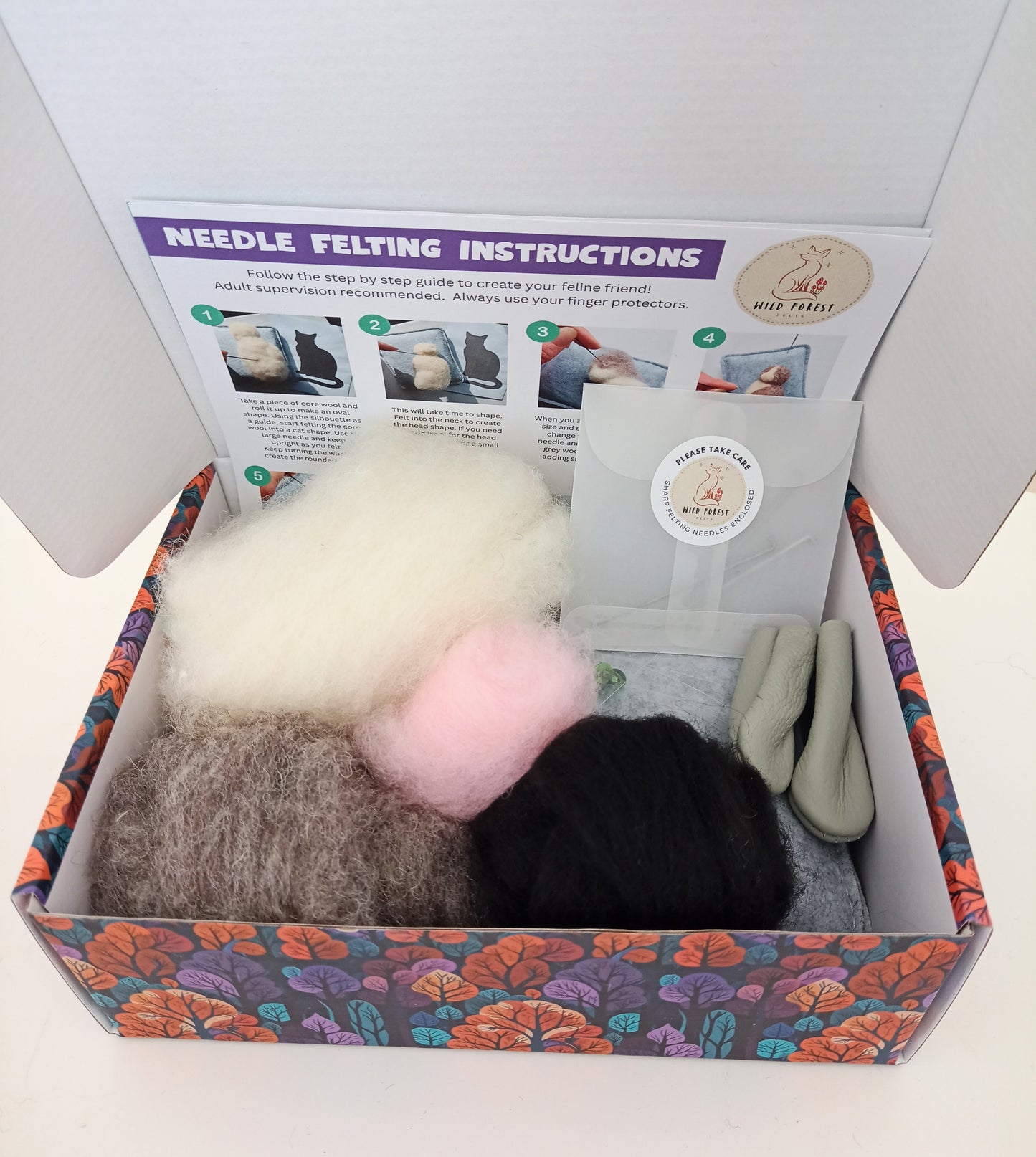 Tabby Cat Needle Felting Kit