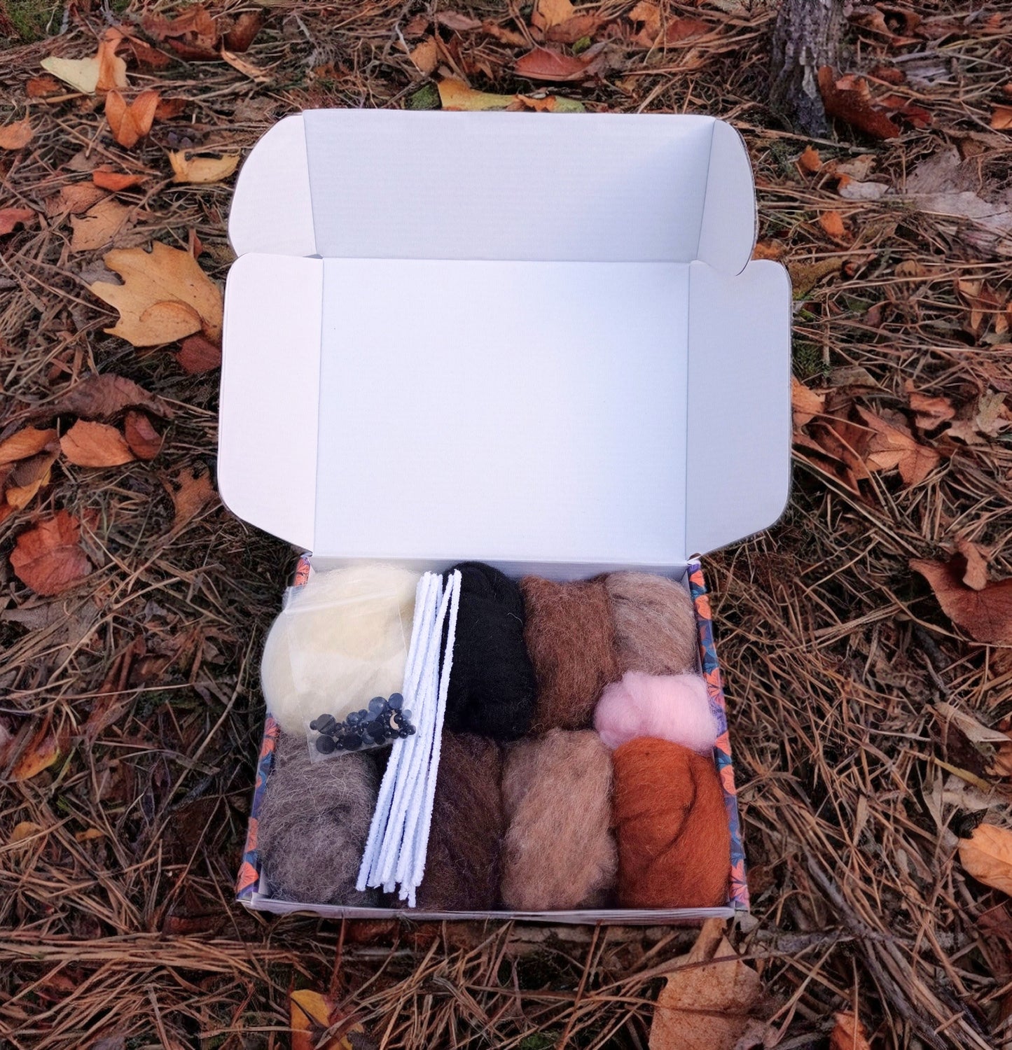 Woodland Animal Wool Box