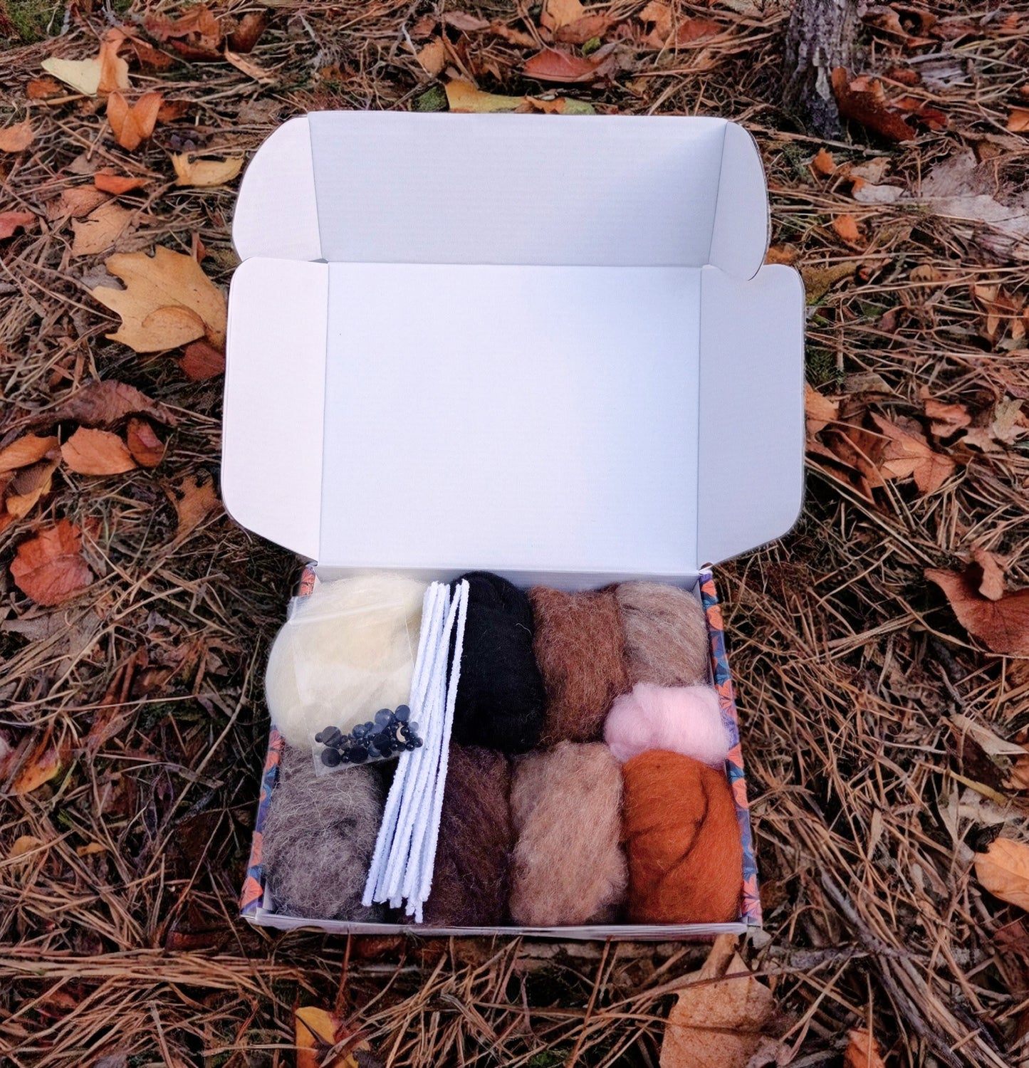 Woodland Animal Wool Box
