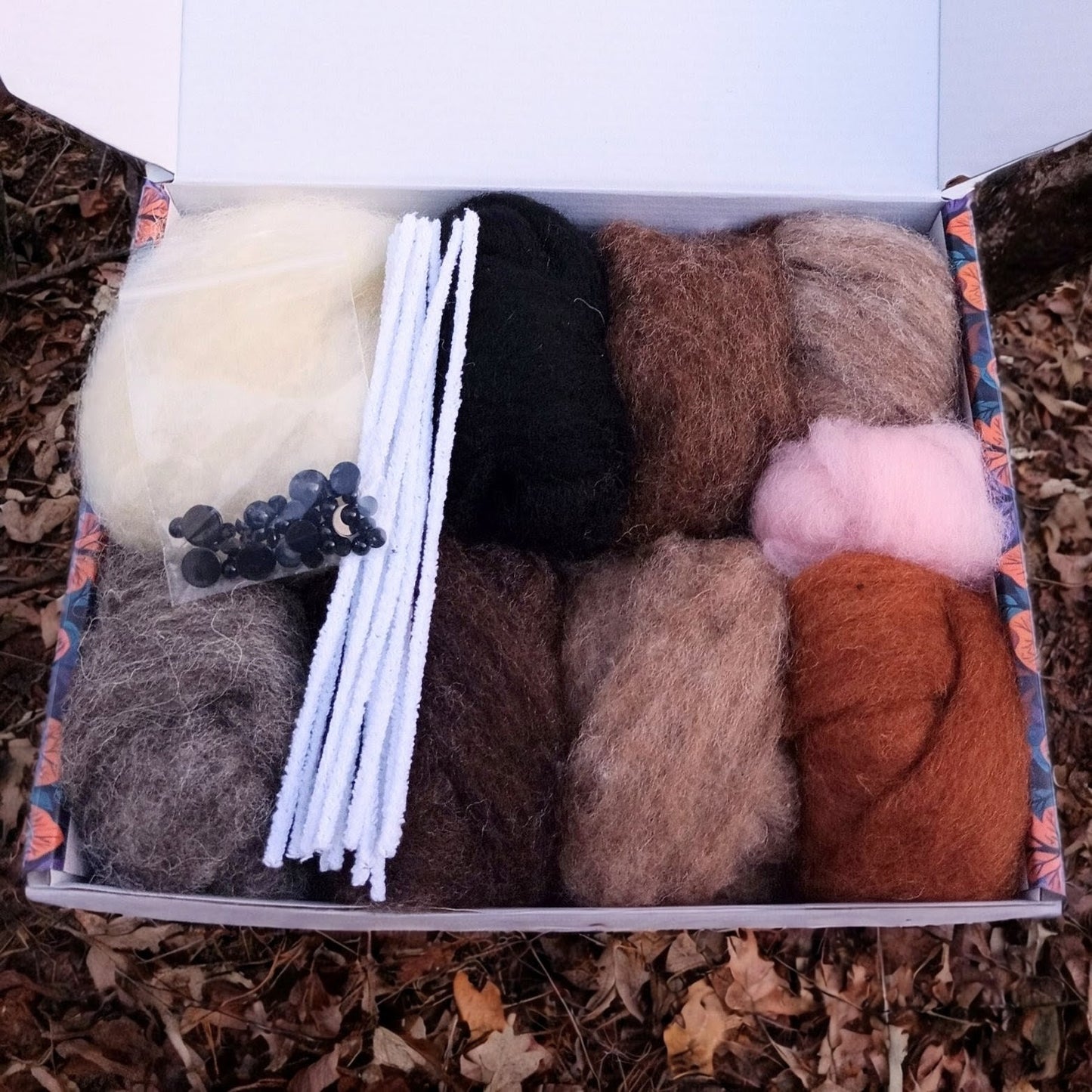 Woodland Animal Wool Box