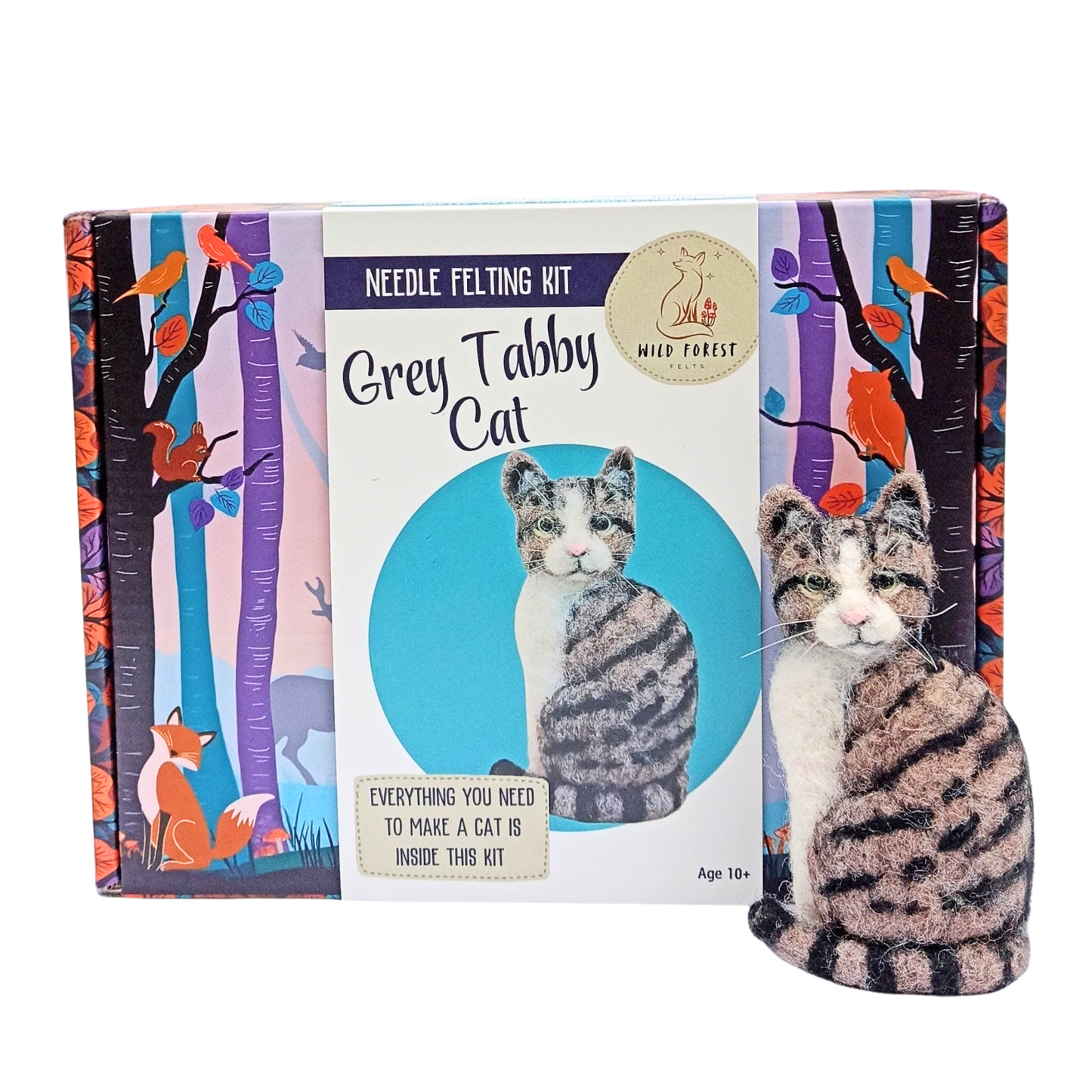 Tabby Cat Needle Felting Kit