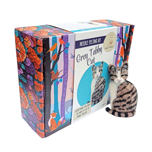 Tabby Cat Needle Felting Kit